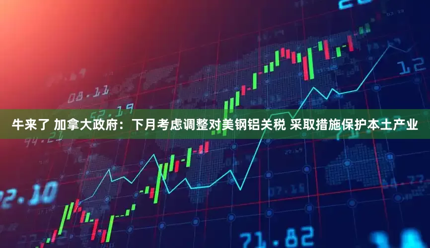 牛来了 加拿大政府：下月考虑调整对美钢铝关税 采取措施保护本土产业