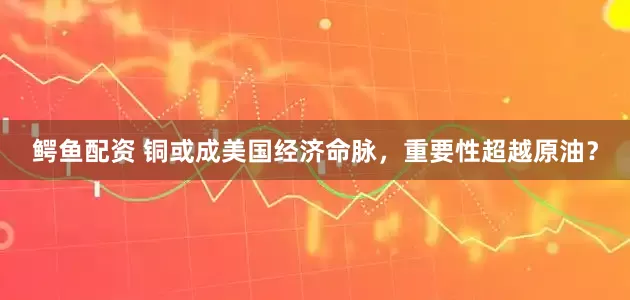 鳄鱼配资 铜或成美国经济命脉，重要性超越原油？