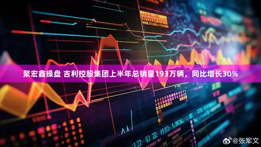 聚宏鑫操盘 吉利控股集团上半年总销量193万辆，同比增长30%